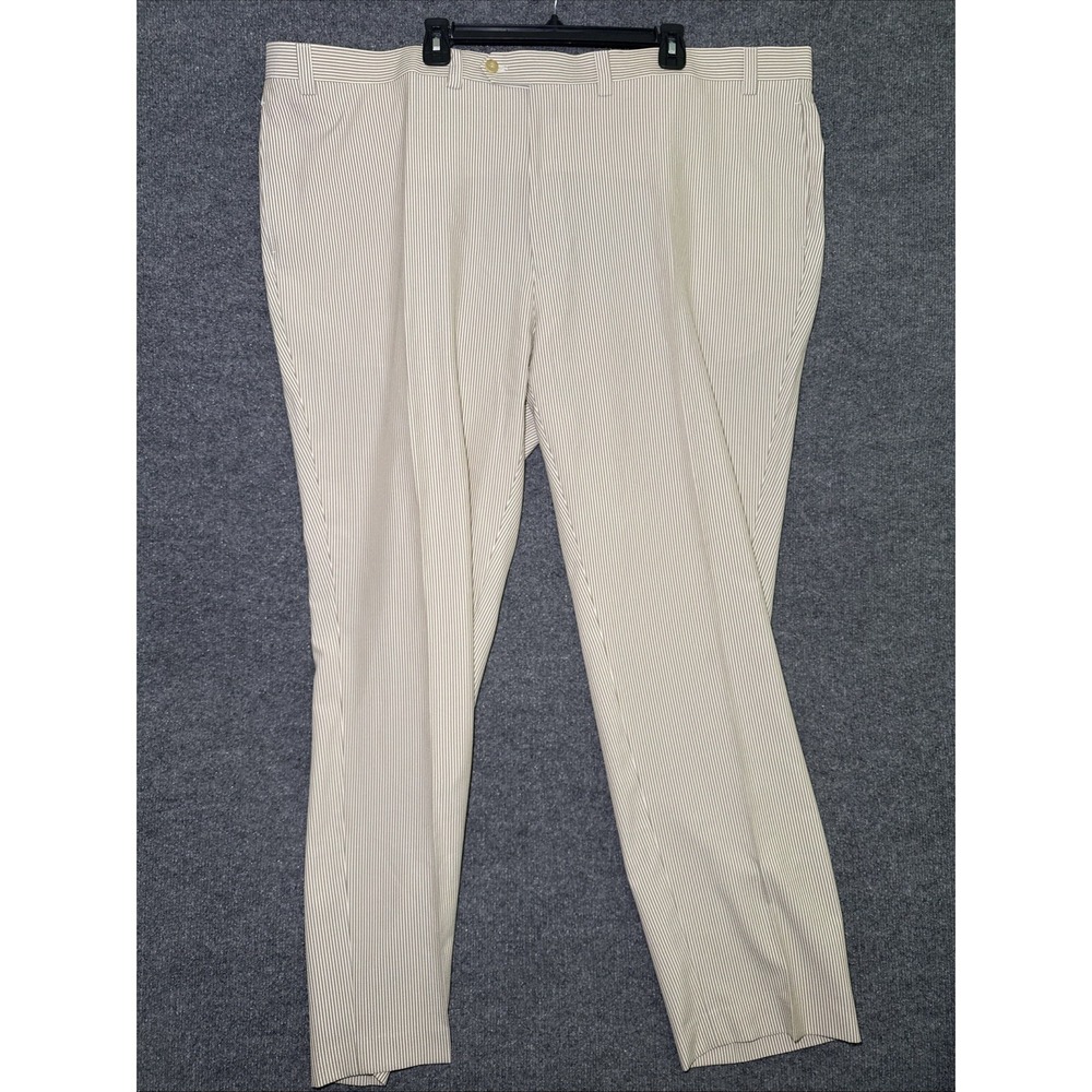 Lauren Ralph Lauren Men's Dress Pants Tan Striped Size 50w x 34l